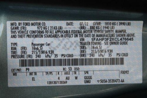 2012 Ford Focus SE, US $13,995.00, image 13