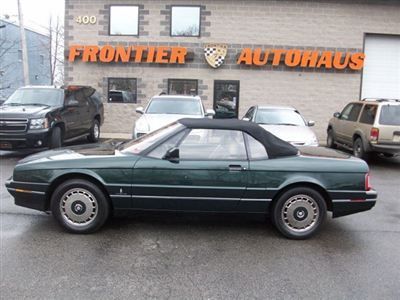 1992 cadillac allante convertible auto! v8! low miles!! low miles 2 dr