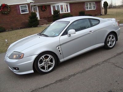 Hyundai tiburon gt salvage rebuildable repairable wrecked project damaged fixer