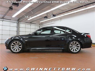 M5 sedan 5 series low miles 4 dr automatic gasoline 5.0l 10 cyl black sapphire m