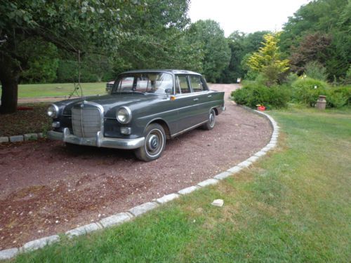 1962 mercedes benz 4 door sedan &#034;flocknesse&#034;