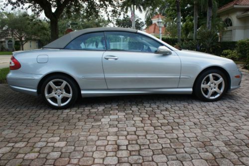 2005 mercedes benz clk 500 convertible (special order paint/top)