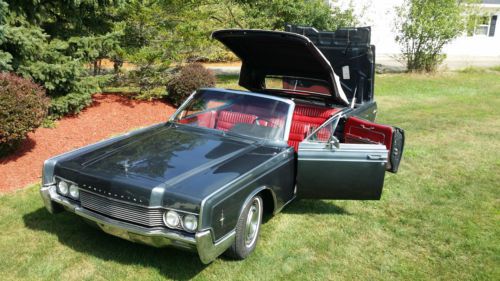 1966 lincoln continental convertible rare color combo