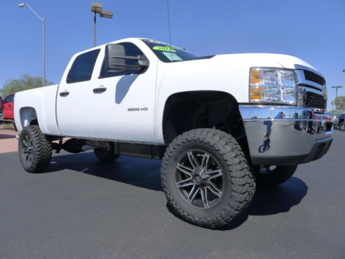 2014 chevrolet 2500hd 4x4 duramax diesel chevy crew cab lifted truck~low miles!!