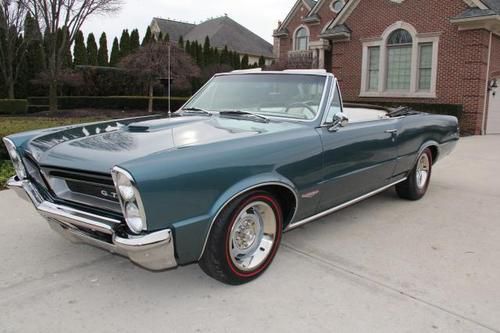 1965 pontiac gto convertible goat sweet phs docs wow