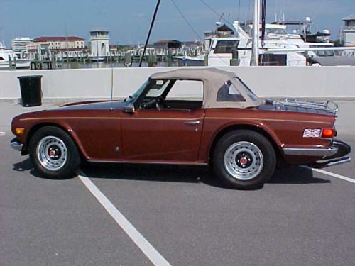 1974 triumph tr-6 like  new restored california car all its life