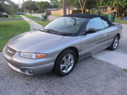 1999 chrysler sebring convertible one owner! only 17,500 miles! garage kept!