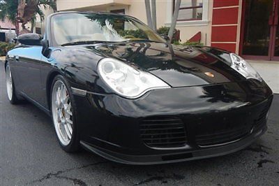 2004 porsche 911 carrera 4s convertible cabriolet 6-speed manual clean c4s