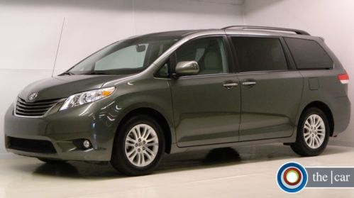 13 sienna xle premium navigation dvd/tv moonroof towing 1 ownr warranty loaded