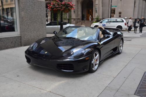 2001 ferrari 360 spider nero daytona challenge grill daytona seats nice car!!