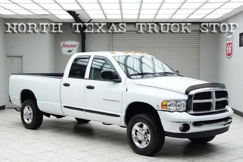 2004 dodge ram 3500 diesel 4x4 srw long bed slt quad cab 1 texas owner