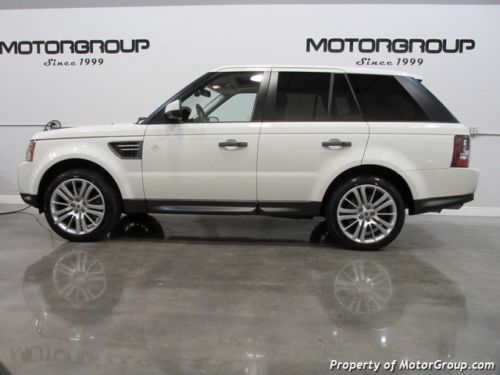 2010 land rover range rover sport hse white, luxury package $592/month fl