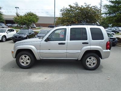 Jeep liberty 4dr limited 4wd suv automatic gasoline 3.7l v6 cyl  bright silver m