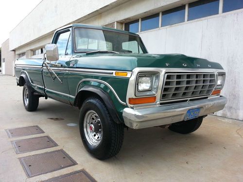 1978 ford f250 4x4 ranger lariat 4-speed v8 1-owner a/c 4wd 78 f-250