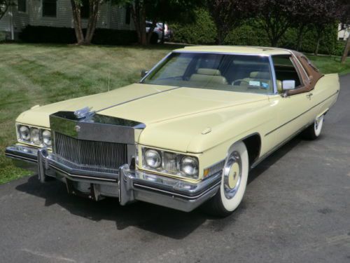 1973 cadillac coupe deville el classico by wisco coach builders rare barn find