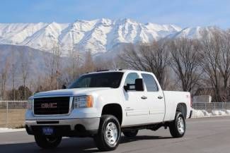 2009 gmc sierra 2500hd crew cab sle 6.6l duramax turbo diesel 4x4 1-owner truck