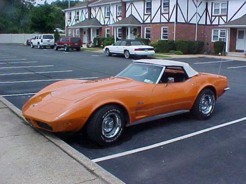 1973 chevrolet corvette convertible l48 m40 automatic transmission