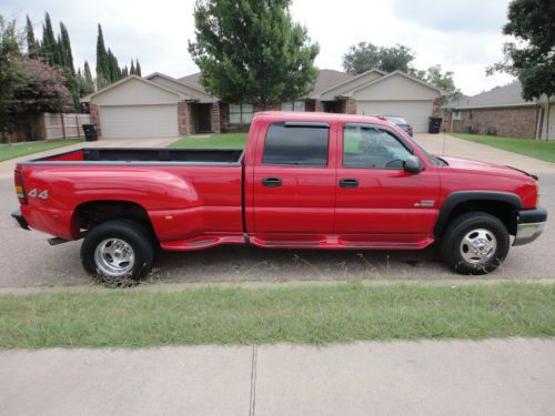 2004.5 chevrolet silverado 3500hd 4x4 diesel lt 2-owner