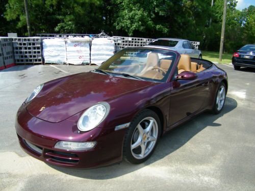 Carrera cabriolet convertible 911 997 navigation leather windscreen heated seats