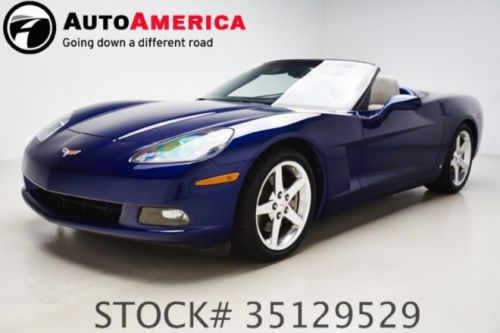 2006 chevy corvette convertible 27k low miles nav htd seat bose auto one 1 owner