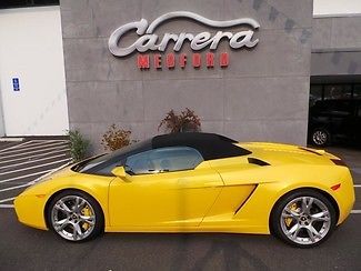 2008 lamborghini gallardo spyder convertible 9k miles excellent!