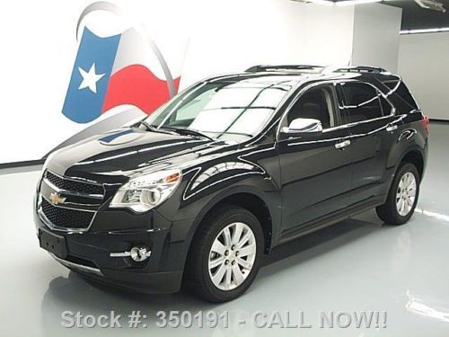 2011 chevy equinox ltz htd leather sunroof rear cam 38k texas direct auto
