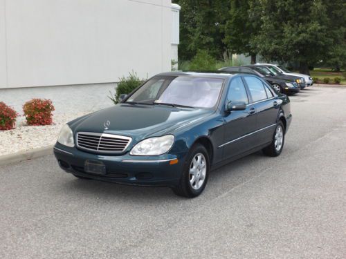 2001 mercedes s430 sedan - looks/runs/drives good!  clean carfax!  no reserve!