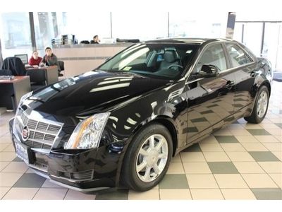 2009 cadillac cts black leather moon roof one owner low miles clean no reserve!