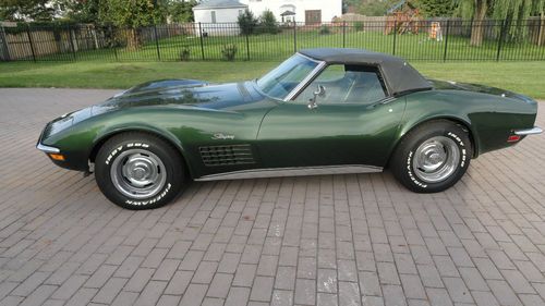 Corvette convertible 1970 350/350 4 speed top flight