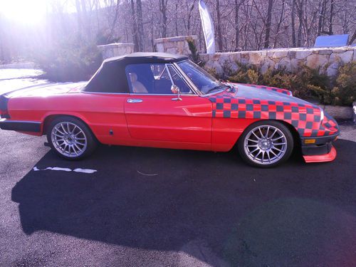 1985 alfa romeo spider veloce convertible 2-door 2.0l