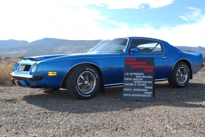 1974 pontiac firebird formula 455 ram air