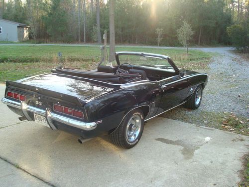 1969 camaro ss-396 convertible