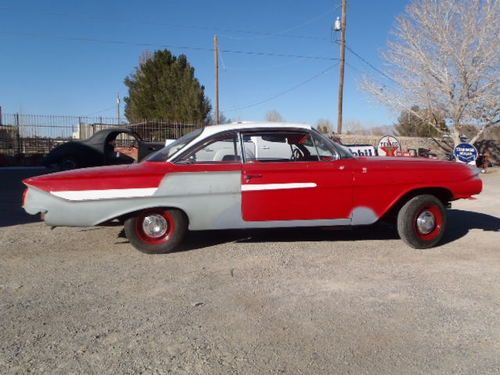 1961 impala bubble 2 door hard top 348 auto gasser hot street rod 62 barn find