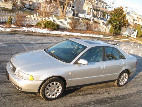 2001 audi a4 2.8 quattro low miles leather clean in &amp; out no reserve auction