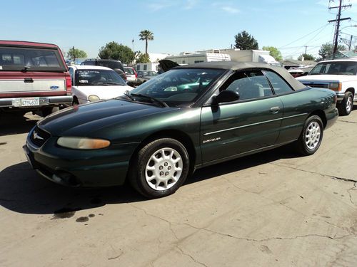 2000 chrysler sebring jx convertible 2-door 2.5l, no reserve