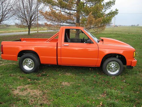 1987 chevrolet s10 street or strip 406ci, power glide, 8 point cage, dana 60 456