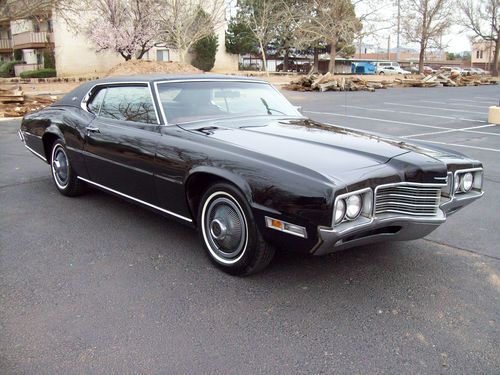 1971 ford thunderbird black sportsroof w/ rare sunroof