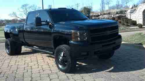 Lifted HD Crew Duramax Diesel 4x4 Dually Leather Sunroof Rims Tires Exhaust Chip, US $34,900.00, image 4