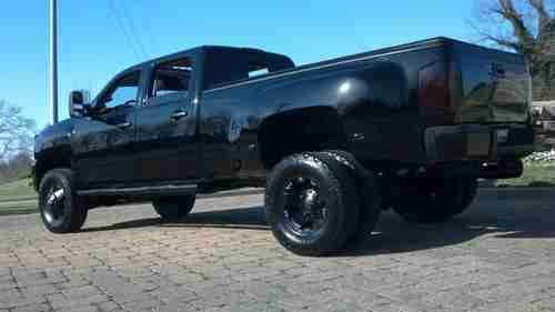 Lifted HD Crew Duramax Diesel 4x4 Dually Leather Sunroof Rims Tires Exhaust Chip, US $34,900.00, image 11