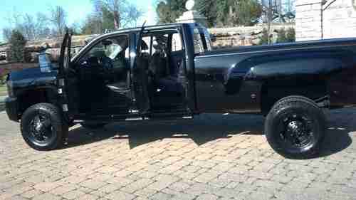Lifted HD Crew Duramax Diesel 4x4 Dually Leather Sunroof Rims Tires Exhaust Chip, US $34,900.00, image 12