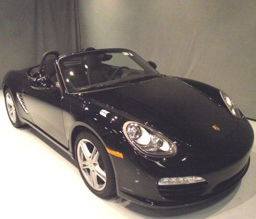 New 2012 12 porsche boxster convertible black/black 6spd manual demo nevertitled