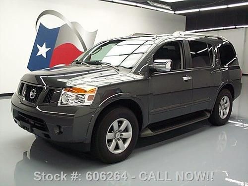 2012 nissan armada sv leather rear cam third row 24k mi texas direct auto