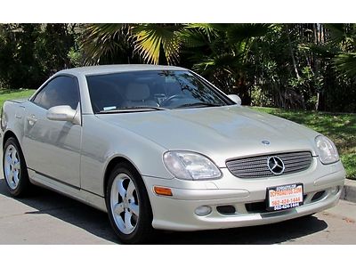 2003 mercedes-benz slk320 designo edition convertible clean pre-owned