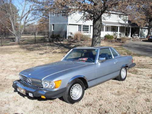 1982 mercedes-benz 380 roadster with hard and soft top