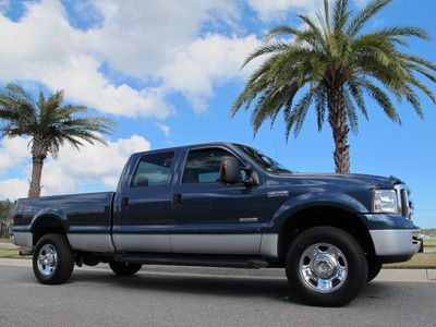 Ford f350 super duty crew cab 4x4 fx4 xlt power stroke diesel virgin truck