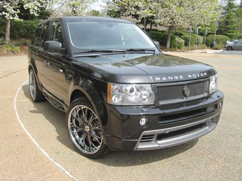 2009 range rover sport limited * supercharged * 22" asanti wheels * strut pkg