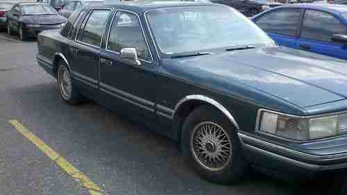 1993 LINCOLN TOWNCAR 223,223 MILES KEY BROKE IN IGNITION WON'T START, image 2