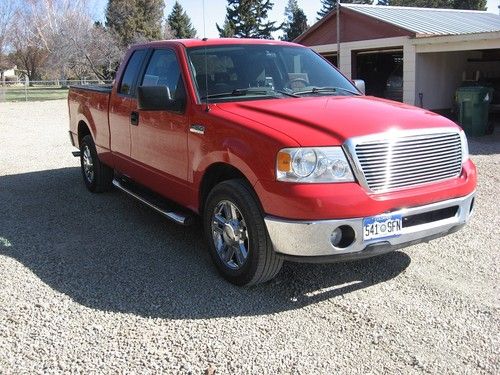 2006 ford f-150 xlt supercab red chrome edition  4x2  5.4l v-8 auto trans