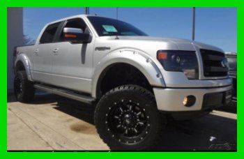 2013 ford f150 crew fx4 4x4 6 inch lift black wheels