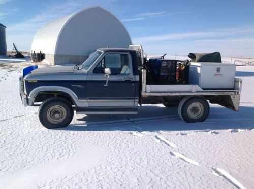 1981 f-250 4x4 with miller trailblazer dc welder generator and torch